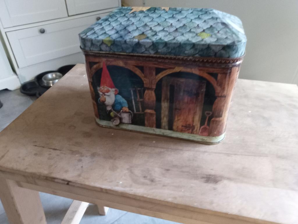 blikje Rien Poortvliet, Verzamelen, Blikken, Ophalen of Verzenden, Gebruikt, Overige