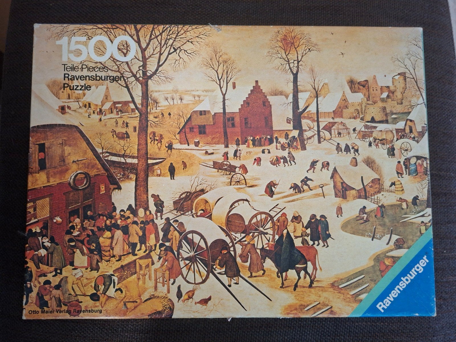 Ravensburger Legpuzzel 1500 stukjes - Winterlandschap, Ophalen of Verzenden, 500 t/m 1500 stukjes, Gebruikt, Legpuzzel