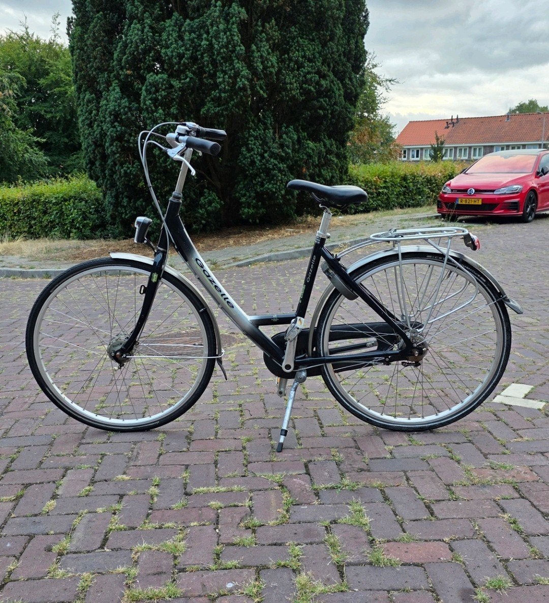 Gazelle fiets, Velgrem, (Extra) lage instap, Zo goed als nieuw, Ophalen
