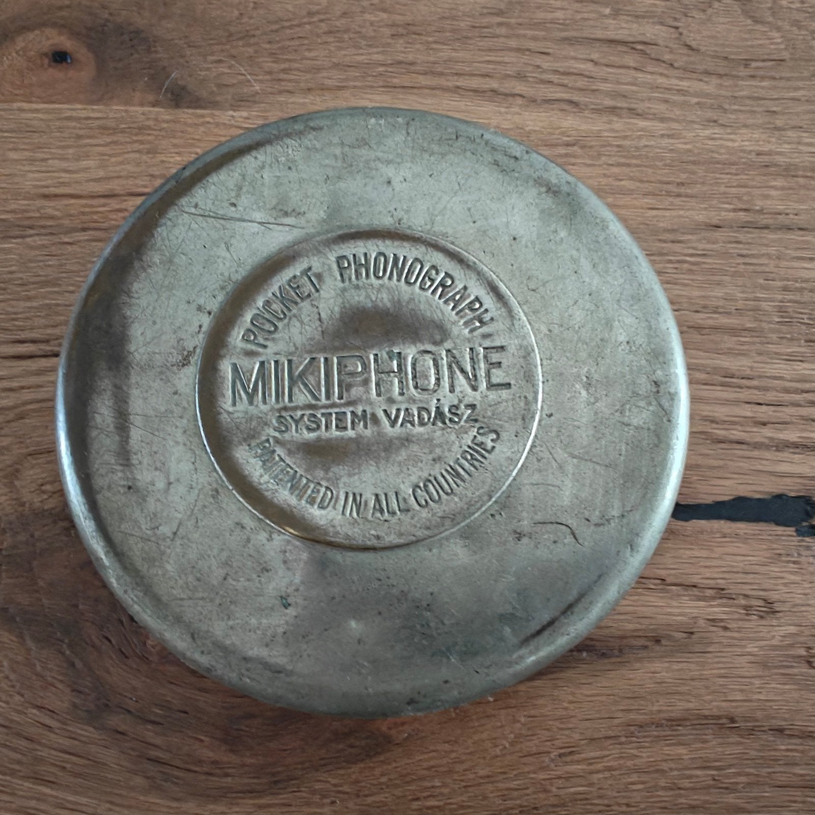 Mikiphone draagbare grammofoonplaten speler 1923, Ophalen of Verzenden