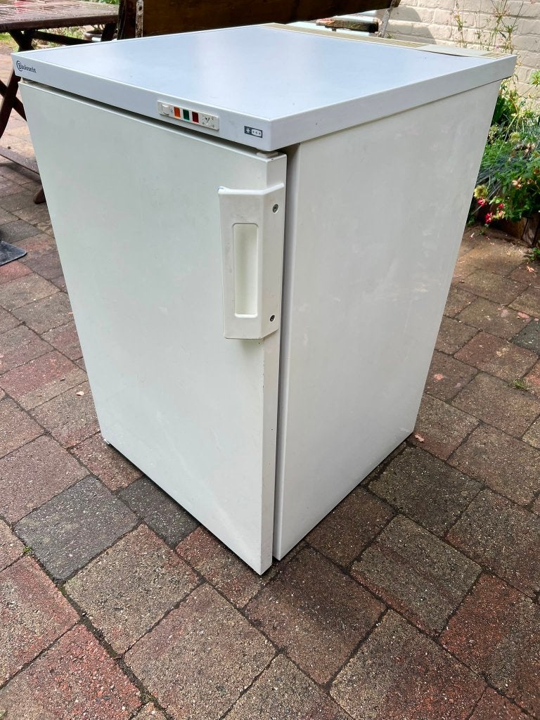 Bauknecht GKC 1311/0 WS vriezer 107 liter, Gebruikt, Minder dan 60 cm, Vrijstaand, Ophalen