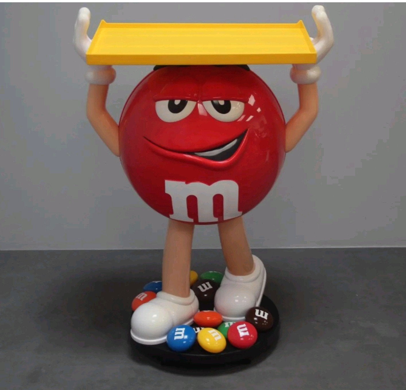 M&M's Red Character Display Standbeeld, Ophalen, Zo goed als nieuw