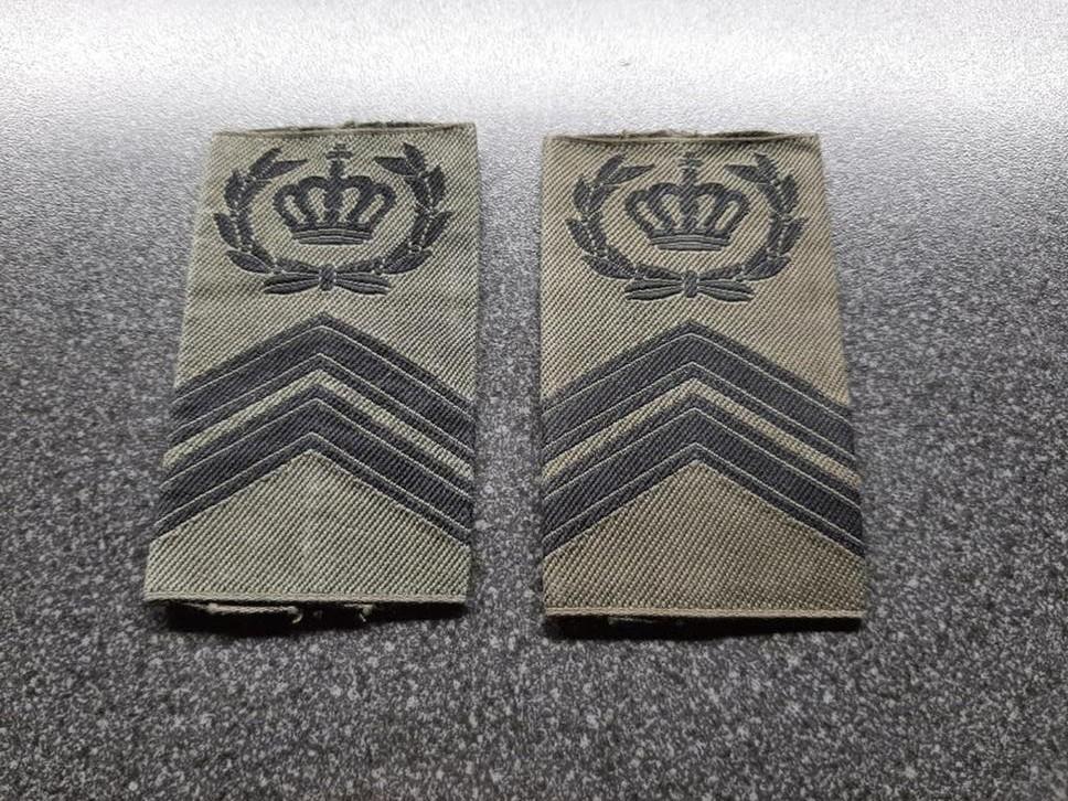 Compagnie  - Sergeant Majoor  -  GVT  uitvoering  KL, Ophalen of Verzenden, Landmacht, Nederland, Embleem of Badge