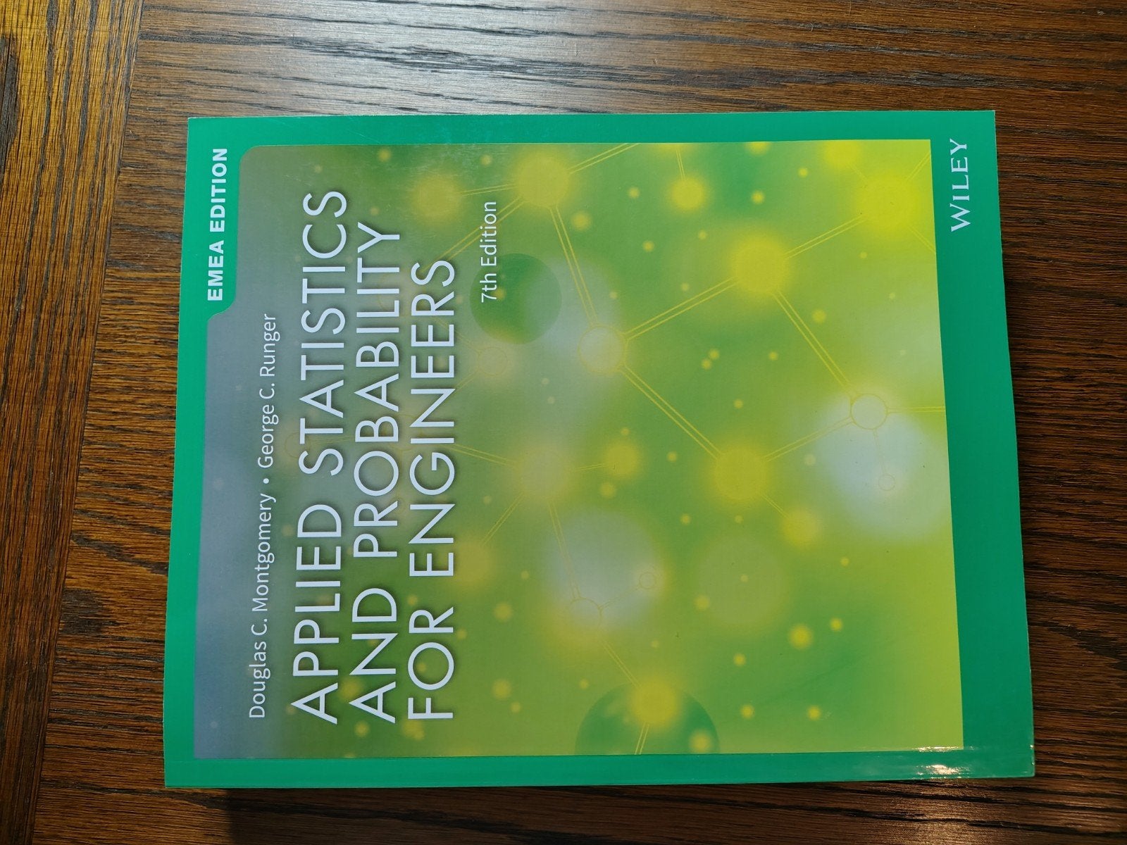 Applied Statistics and Probability for Engineers 7e EMEA, Boeken, Studieboeken en Cursussen, Ophalen of Verzenden, Beta, Douglas C. Montgomery, George C. Runger