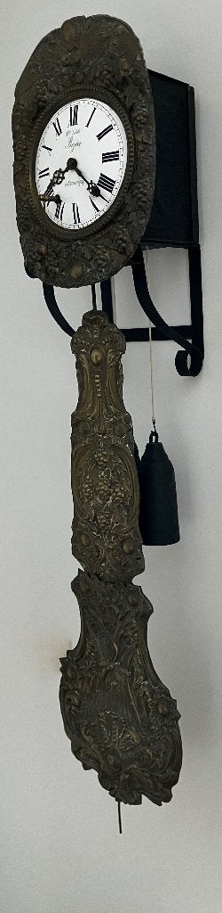 Originele Franse Comtoise / Morbier klok (ca. 1860–1880), Antiek en Kunst, Ophalen
