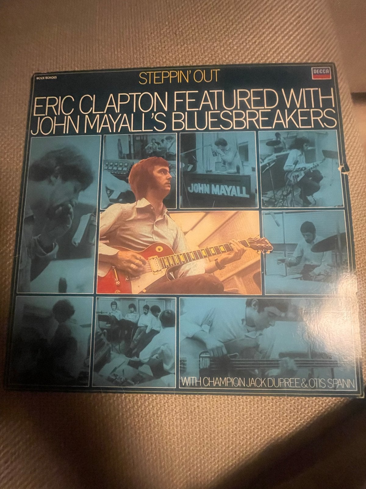 Eric Clapton Steppin Out with John Mayall's Bluesbreakers LP, LP, Gebruikt, Ophalen of Verzenden, 12 inch