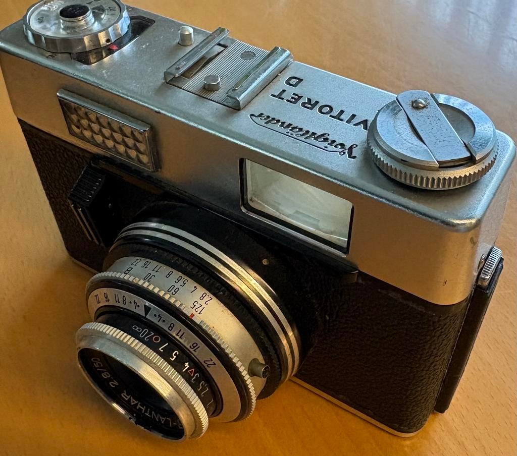 Voigtländer Vitoret D Compact Camera met Lanthar 2.8/50, Ophalen of Verzenden, Gebruikt, Compact, Overige Merken