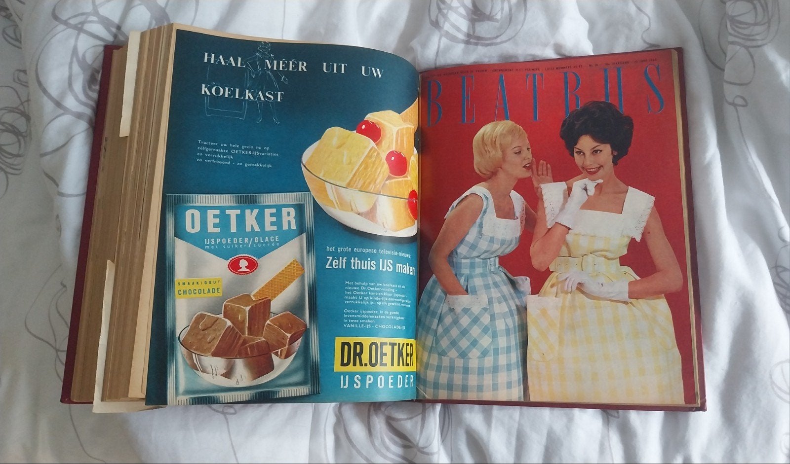 Vintage Beatrijs Magazine Bundel - Jaren ''60, Ophalen of Verzenden, Gelezen, Damesbladen