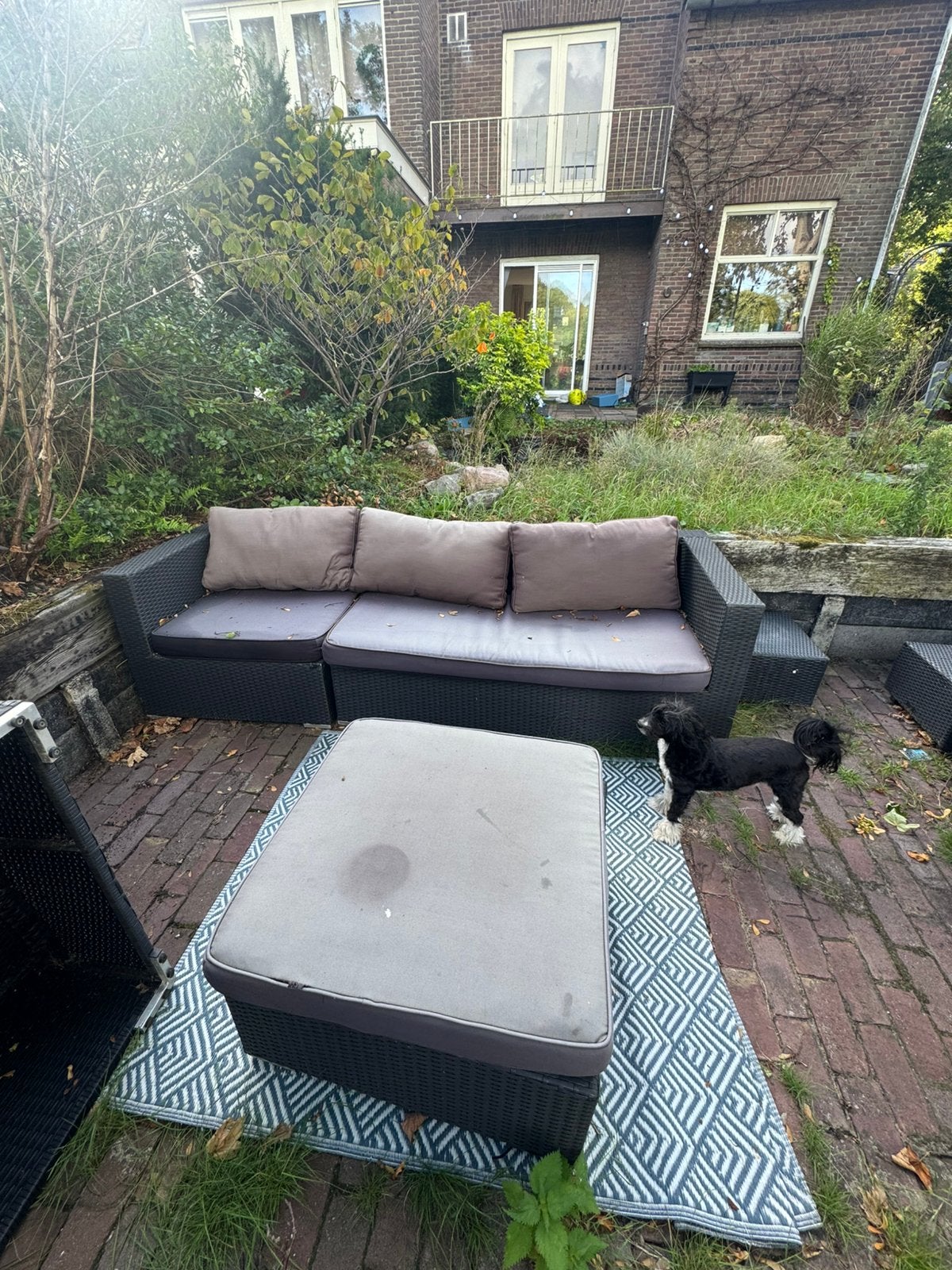 Loungeset, Tuin en Terras, Ophalen, Gebruikt, 3 zitplaatsen, Loungeset