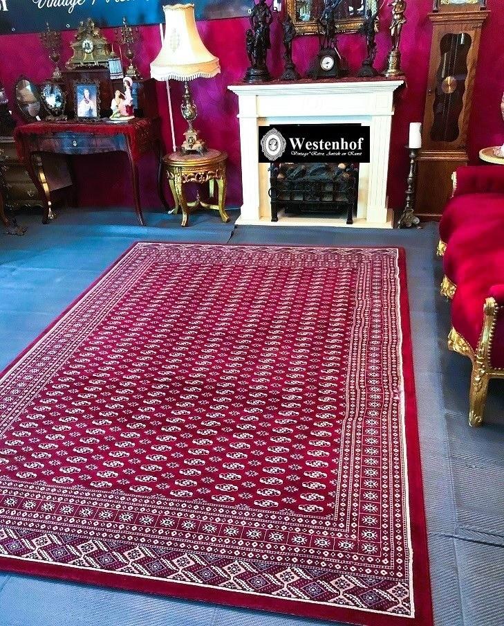 Oosters vloerkleed wol vintage Perzisch tapijt Bokhara, 200 cm of meer, Ophalen of Verzenden, Zo goed als nieuw, 200 cm of meer