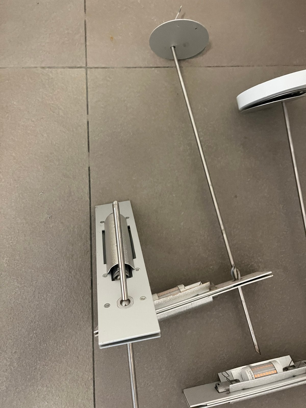 3x Ingo Maurer 'Wandering Finger' wand-/plafondlampen, Overige merken, Gebruikt, Modern, Ophalen