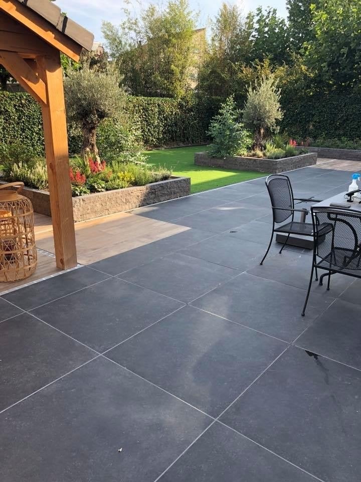 keramische terrastegels 90x90x2 1 ste keus Lavagna actie, Keramiek, Nieuw, Ophalen of Verzenden, 10 m² of meer
