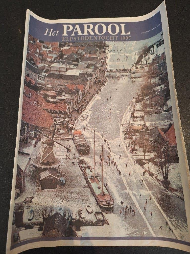 Bijlage Parool elfstedentocht 1997, Ophalen of Verzenden, Zo goed als nieuw, Overige sporten, Het parool