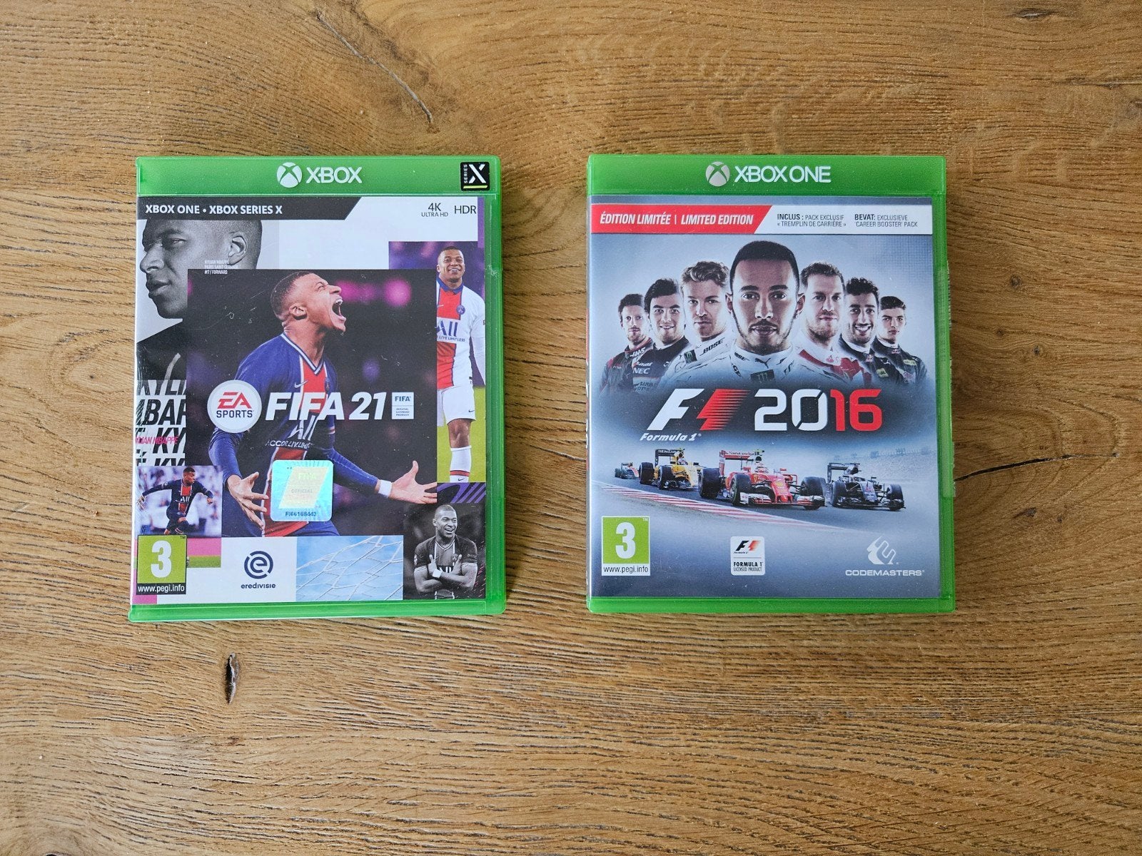 Xbox Games: FIFA 21 & F1 2016 - Zo goed als nieuw, Ophalen of Verzenden, Zo goed als nieuw, Sport, Vanaf 3 jaar