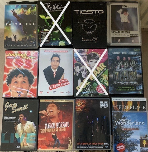 Diverse DVD's (Concerten, Conference of voor de verzameling), Alle leeftijden, Ophalen of Verzenden, Zo goed als nieuw