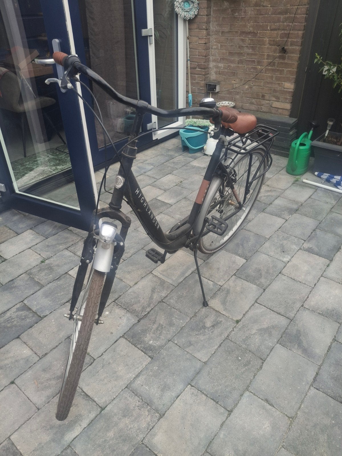 Damesfiets Highlander - Zo goed als nieuw, Overige merken, 53 tot 56 cm, Velgrem, Versnellingen