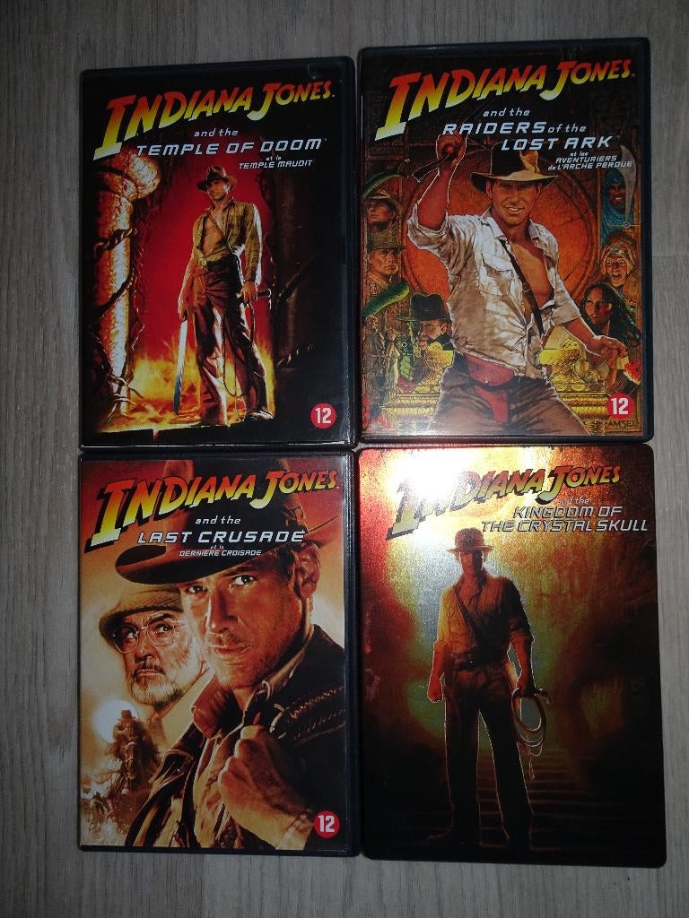 Dvds avontuur: Indiana Jones + Tomb Raider + The Mummy, Cd's en Dvd's, Dvd's | Avontuur, Zo goed als nieuw, Alle leeftijden, Ophalen of Verzenden