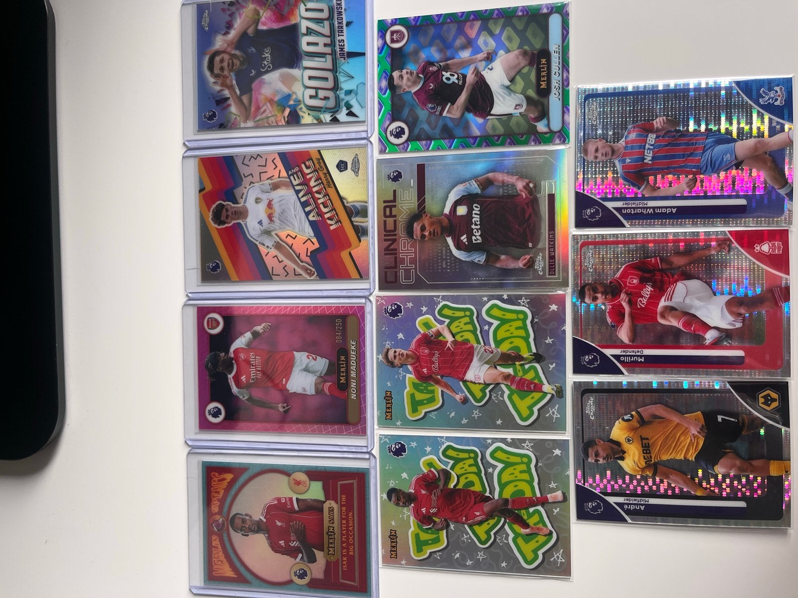 Topps Chrome Premier League 2026, Ophalen of Verzenden, Nieuw, Buitenlandse clubs, Spelerskaart