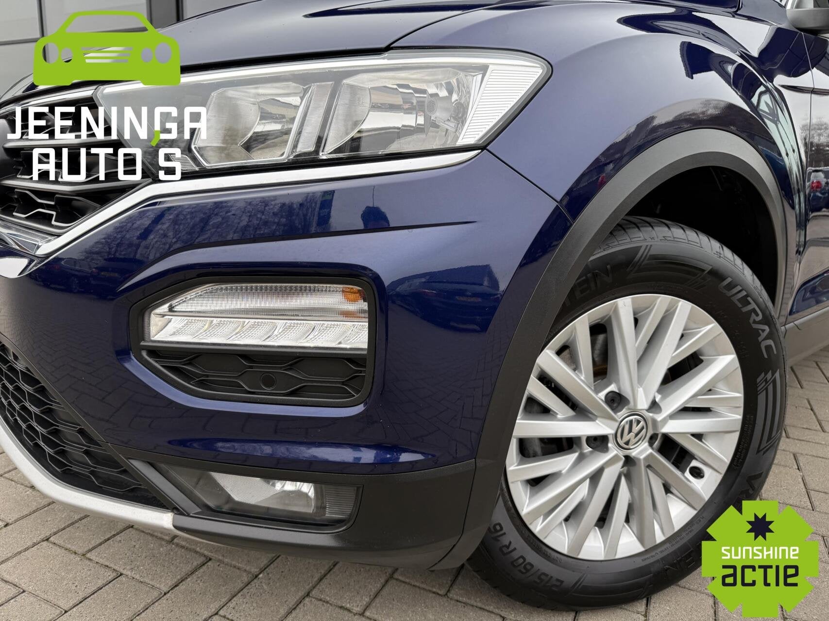 Volkswagen T-Roc 1.5 TSI Style|Trekhaak|ACC|Navi|Clima, Auto's, Volkswagen, Stof, 4 cilinders, 150 pk, Blauw