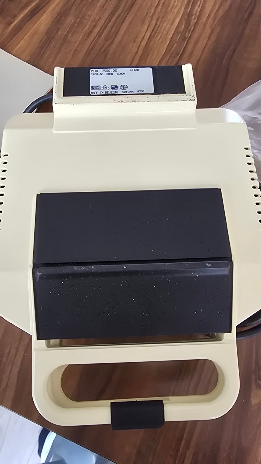Nova Combi 2 Wafelijzer en Tosti-apparaat - Type 255, Witgoed en Apparatuur, Ophalen of Verzenden, Uitneembare platen, Gebruikt