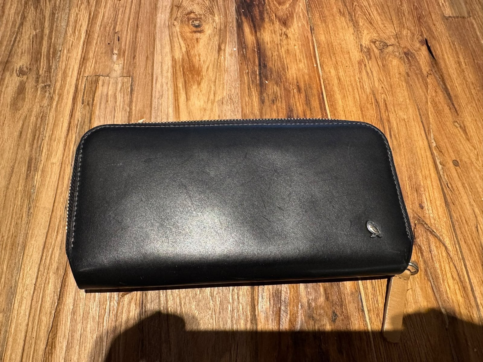 Bellroy Folio Wallet – zwarte leren portemonnee, Ophalen of Verzenden, Zo goed als nieuw, Zwart