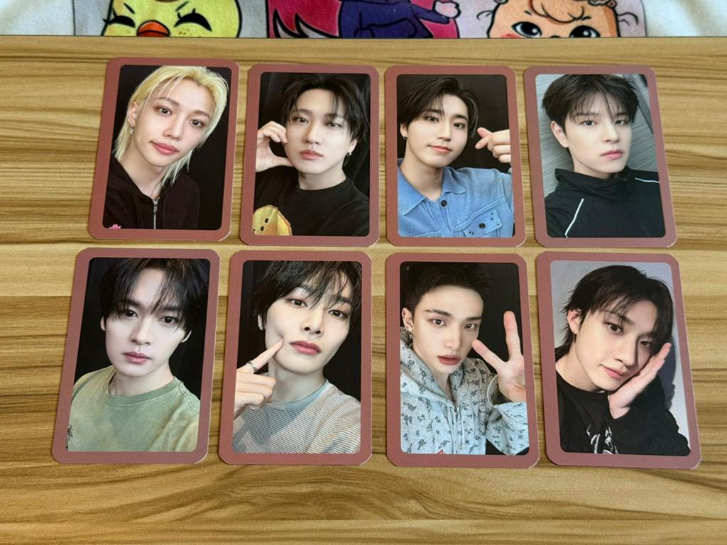 Stray Kids officieel OT8 photo card set dominate experience, Ophalen of Verzenden, Zo goed als nieuw, Foto of Kaart