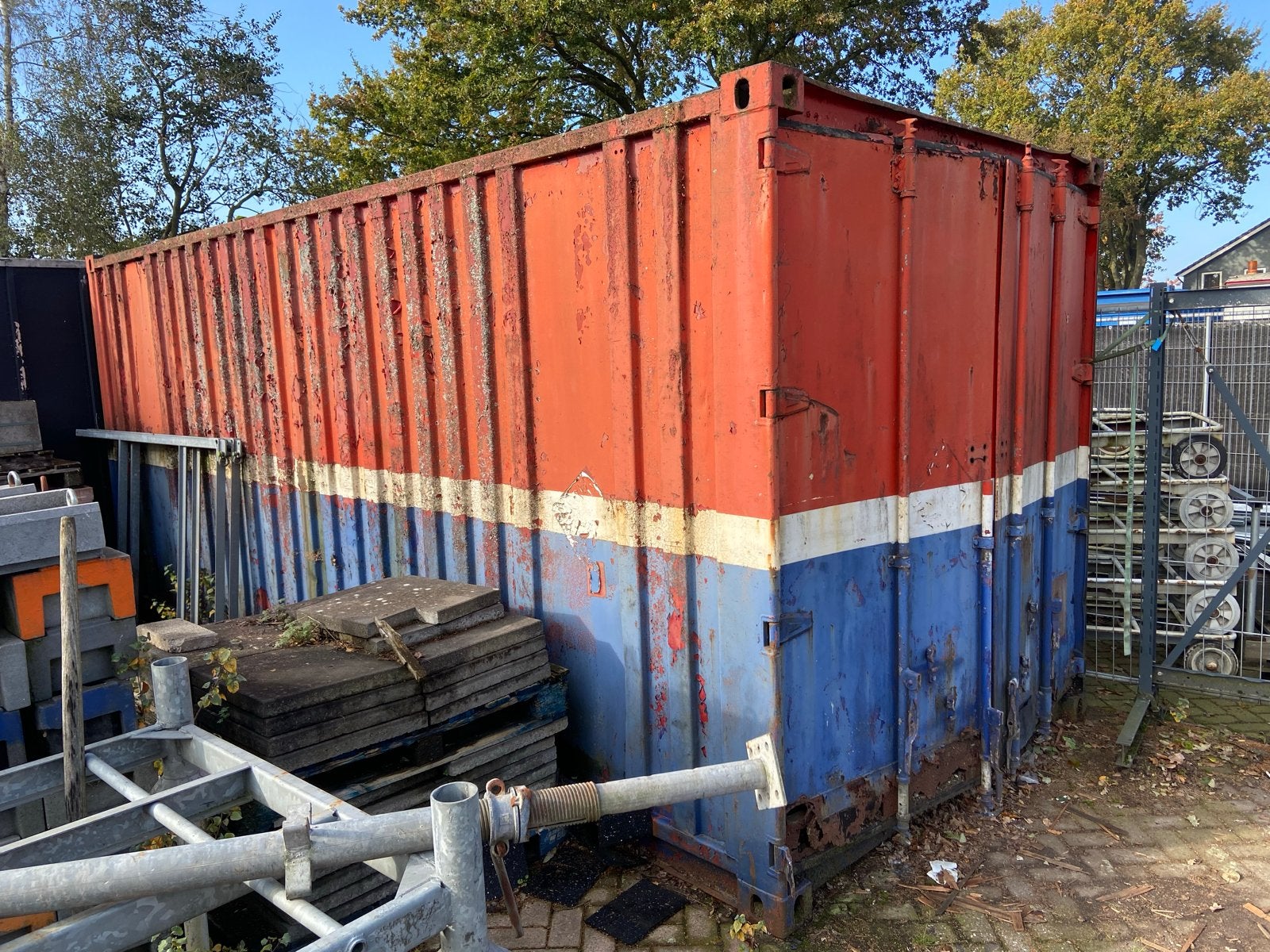 Gebruikte opslagcontainer - 20ft (6 meter), Ophalen
