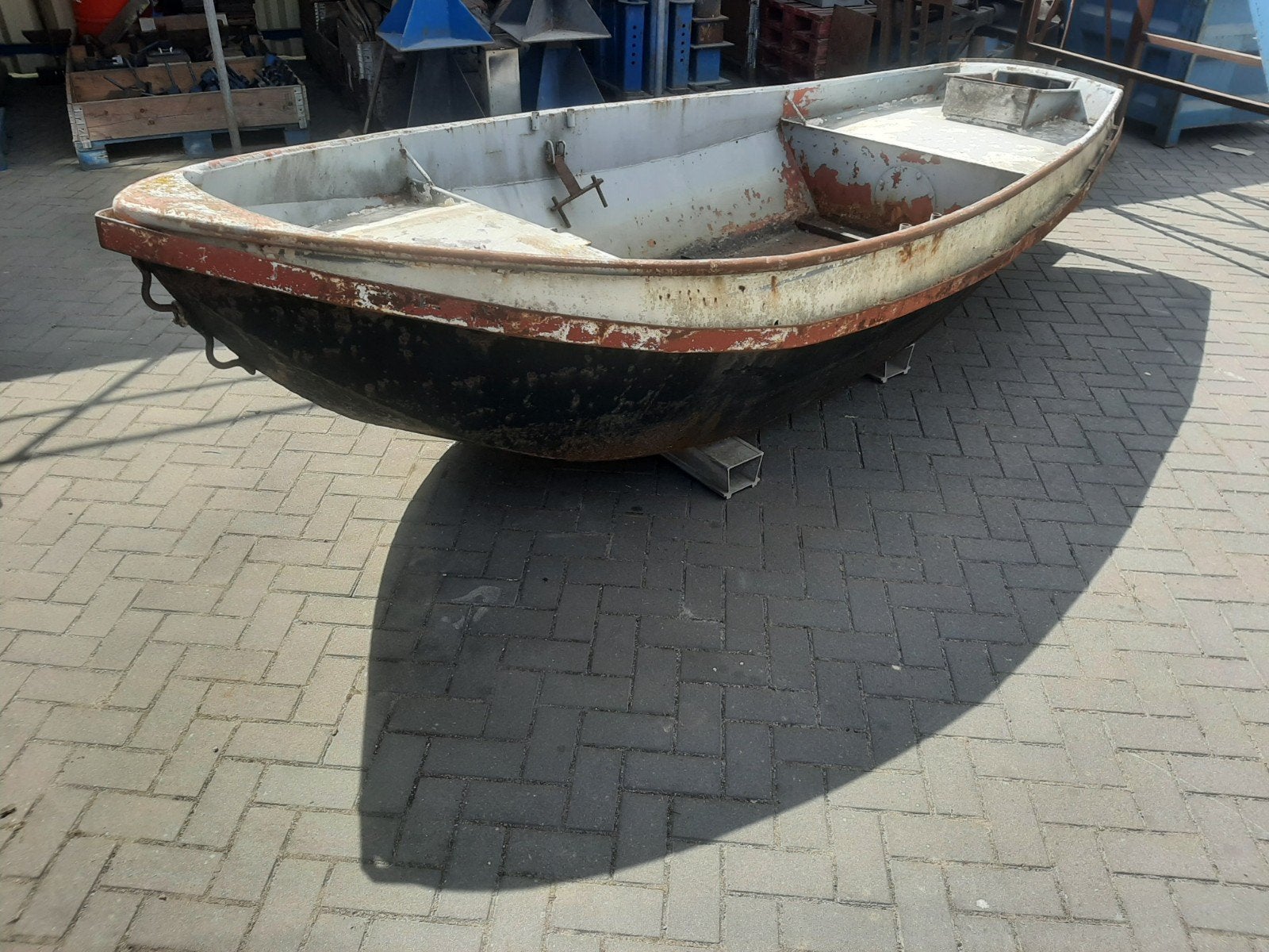 Opknapper Beenhakker Kinderdijk roei/visboot 4,1 x1,6 meter., Ophalen