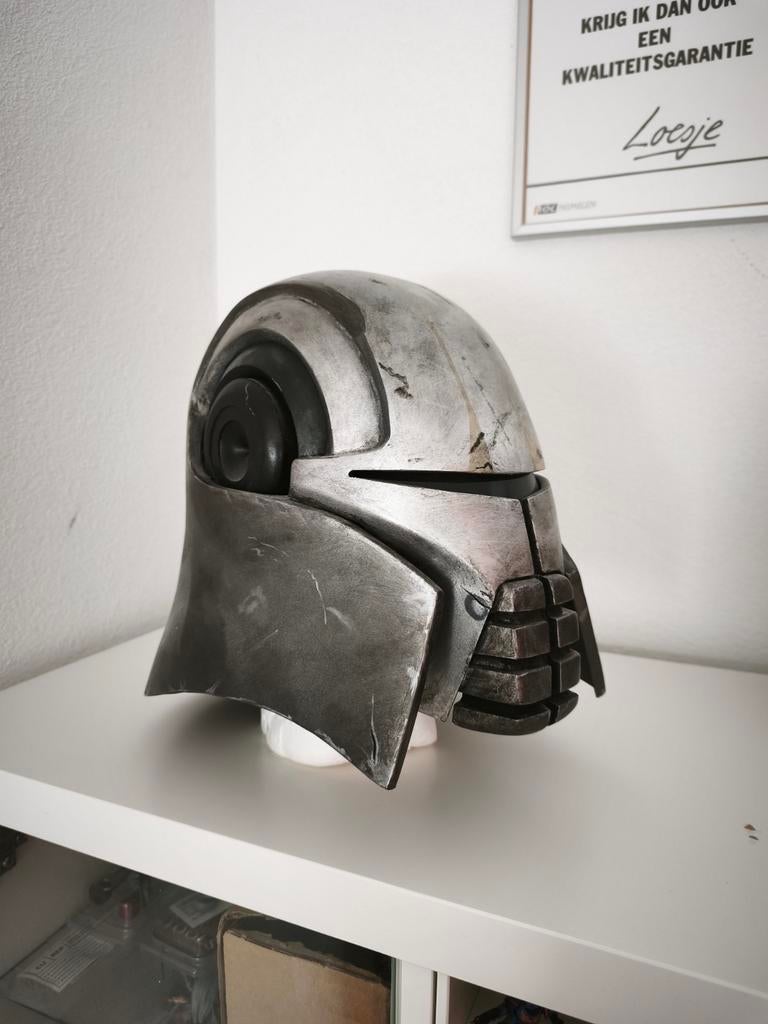 Starkiller Replica Helm - Battle Damaged Look, Ophalen of Verzenden, Gebruikt, Toneelattributen of Onderdelen