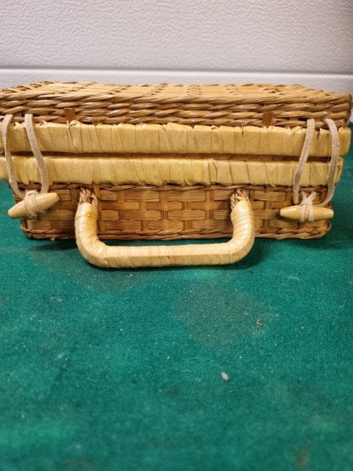 mandje rotan vintage klein, Ophalen of Verzenden, 'T Olde Gre-j, Info@toldegrej.nl, Endepoelstraat 20f Didam