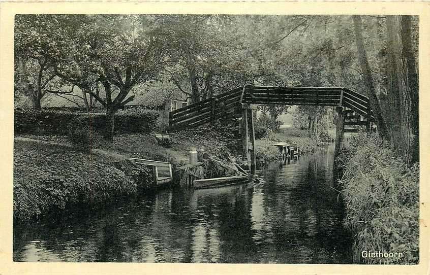 300-008-019 Giethoorn, Verzenden, Voor 1920, Overijssel