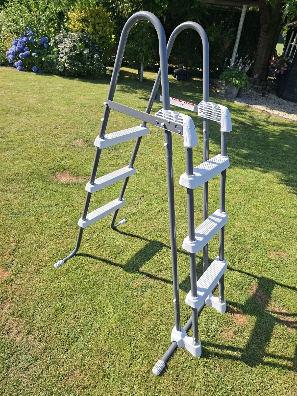 Zwembadtrap voor opzetzwembad, Tuin en Terras, Ophalen, Zo goed als nieuw, Ladder
