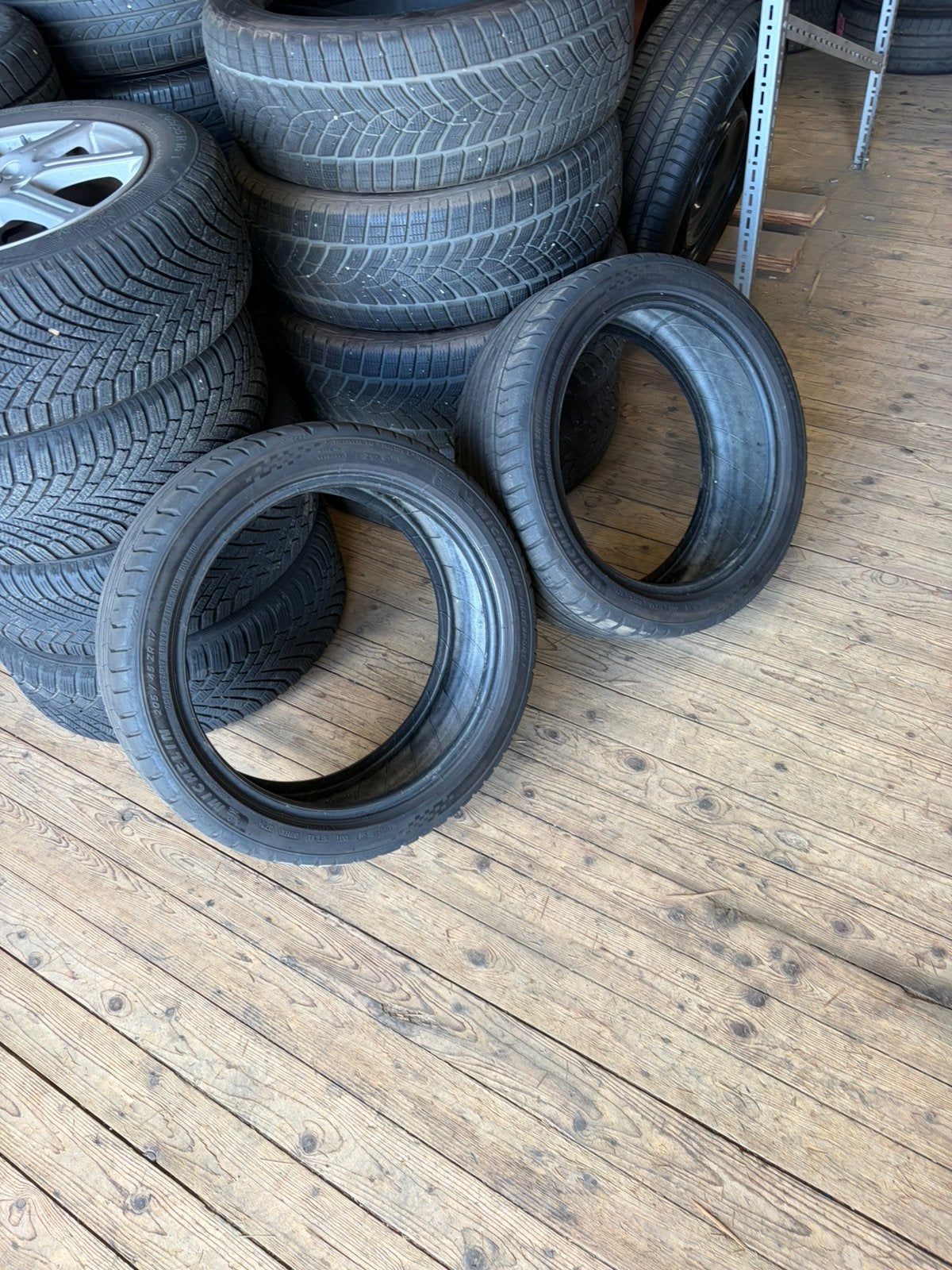 2x michelin pilot sport 5 205/45/ZR17, Ophalen, Zo goed als nieuw