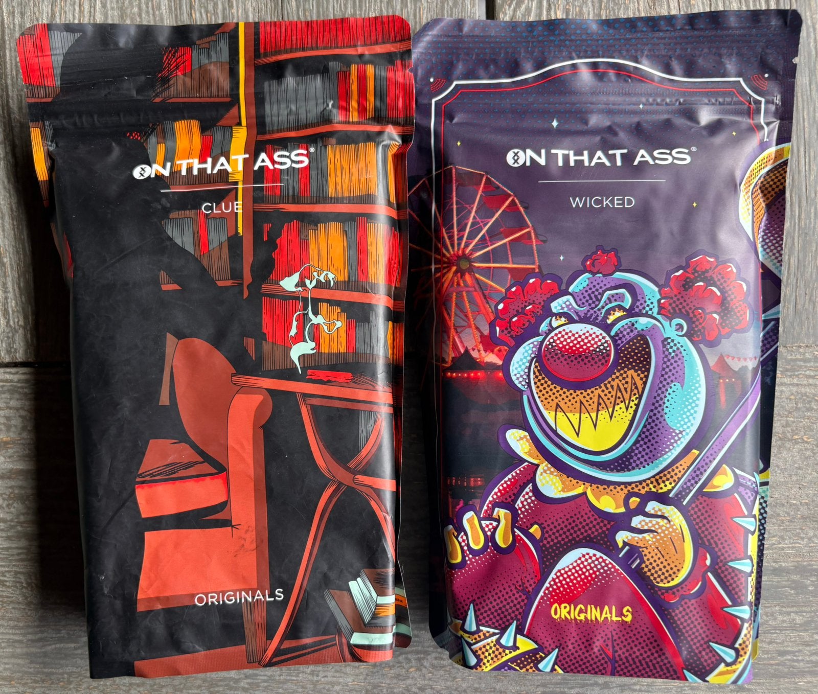 On That Ass boxershorts - 2 stuks (Clue & Wicked)maat XL, Ophalen of Verzenden, Bruin, Boxer