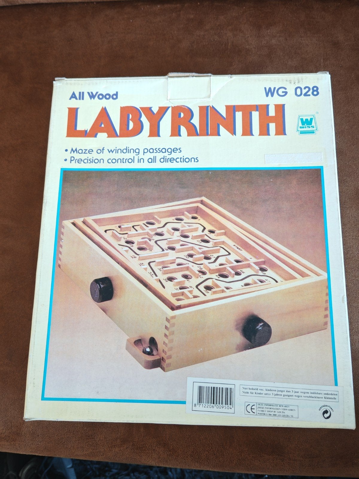 Houten Labyrint Behendigheidsspel - Klassiek Balansspel, Ophalen of Verzenden