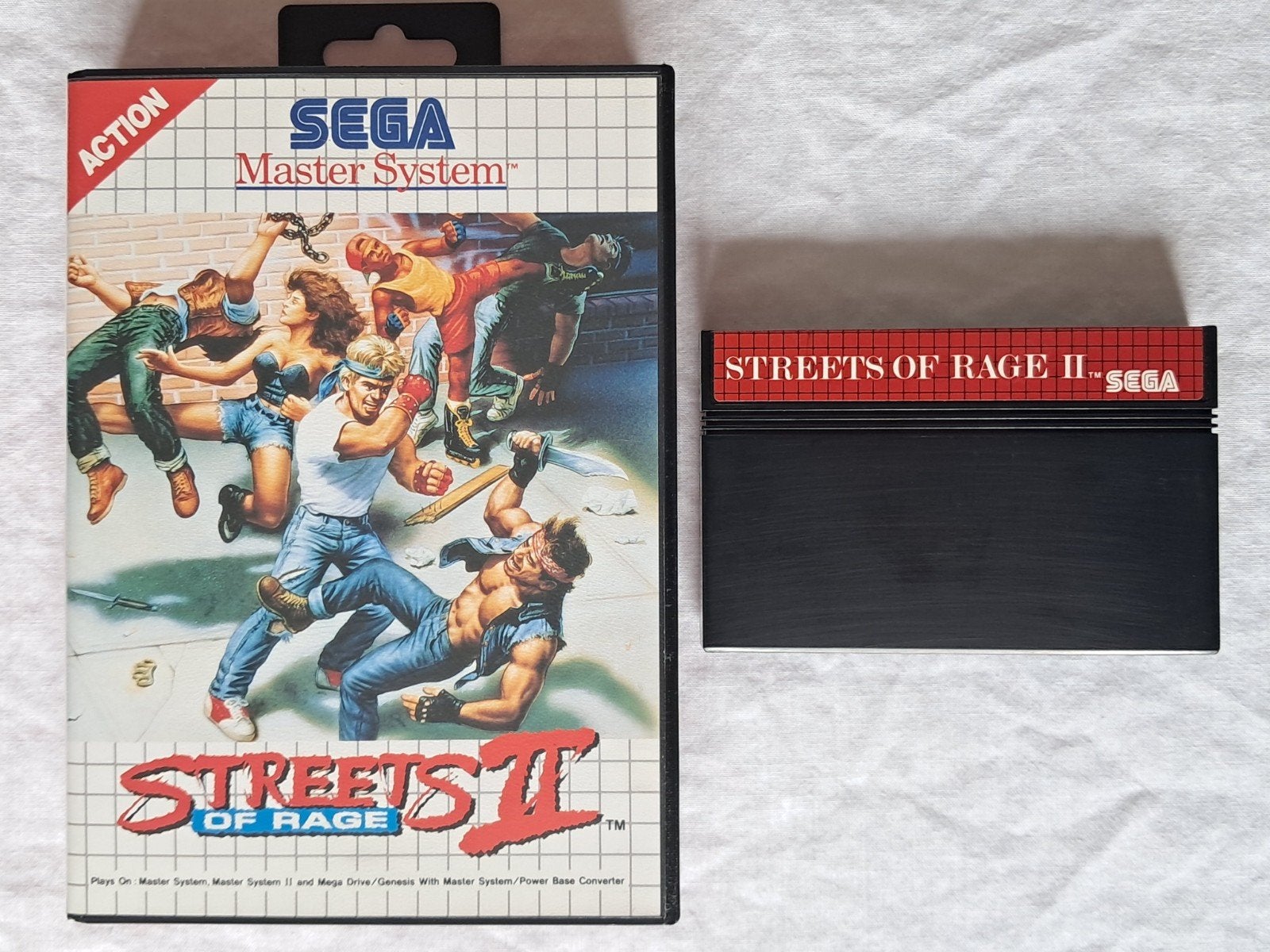 Streets of Rage II (2) - SEGA Master System, Gebruikt, Vechten, 2 spelers, Eén computer