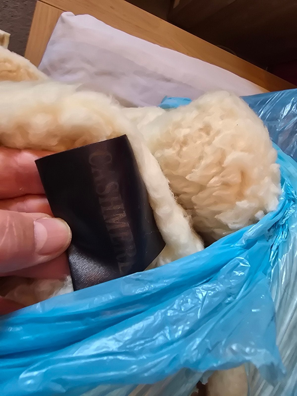 Wollen deken van zuiver scheerwol, 100 tot 150 cm, Ophalen of Verzenden, Zo goed als nieuw, Crème
