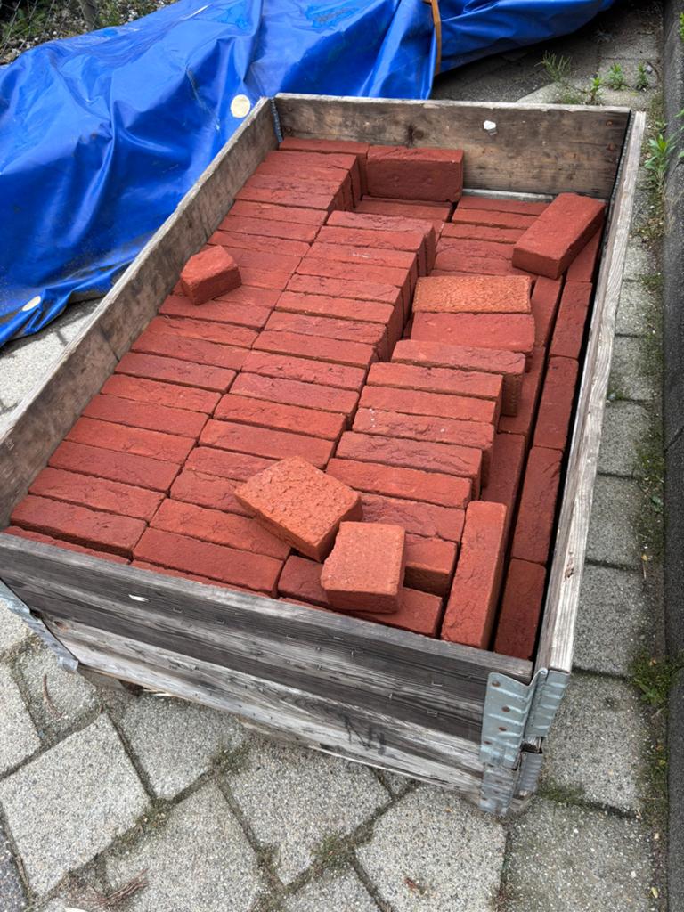 Wienenberger dommelrood, Doe-het-zelf en Verbouw, Ophalen, Nieuw, Bakstenen