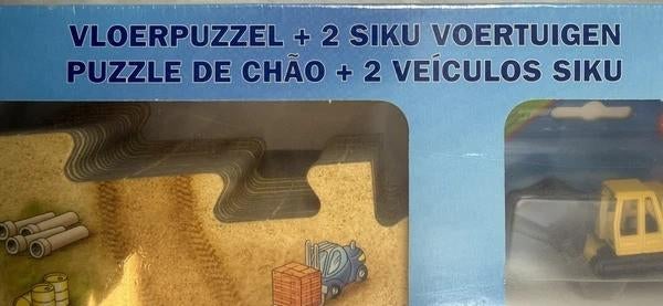 Siku Vloerpuzzel Onze Bouwplaats 20 Stukjes + 2 Siku Nieuw, Coolsingel 104, 3011 AG Rotterdam, Netherlands, Verzenden, Zo goed als nieuw
