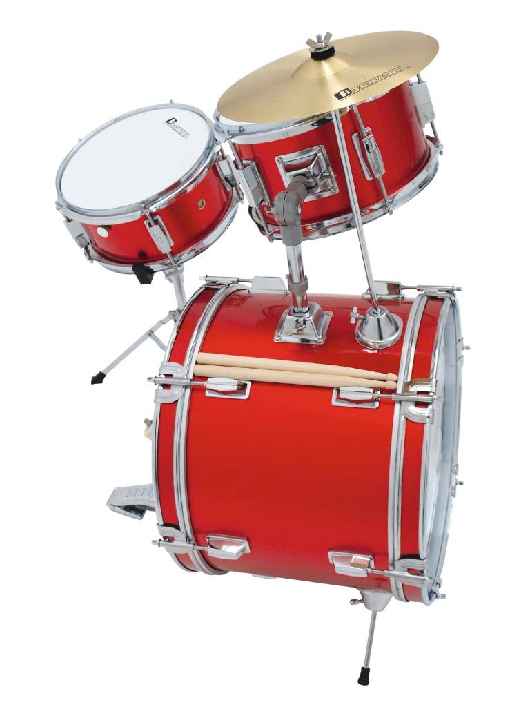 DIMAVERY JDS-203 Kids Drum Set, red, Muziek en Instrumenten, ., Nieuw, Ophalen of Verzenden, .
