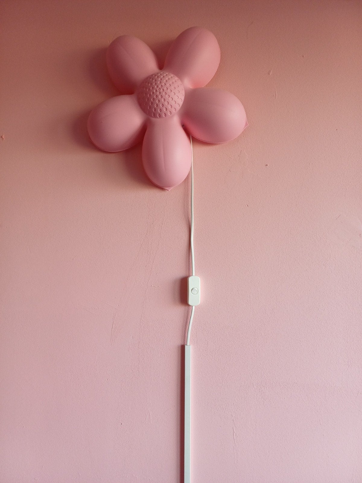 IKEA Smila Stjärna Roze Bloemen Wandlamp, Ophalen, Gebruikt, Kunststof