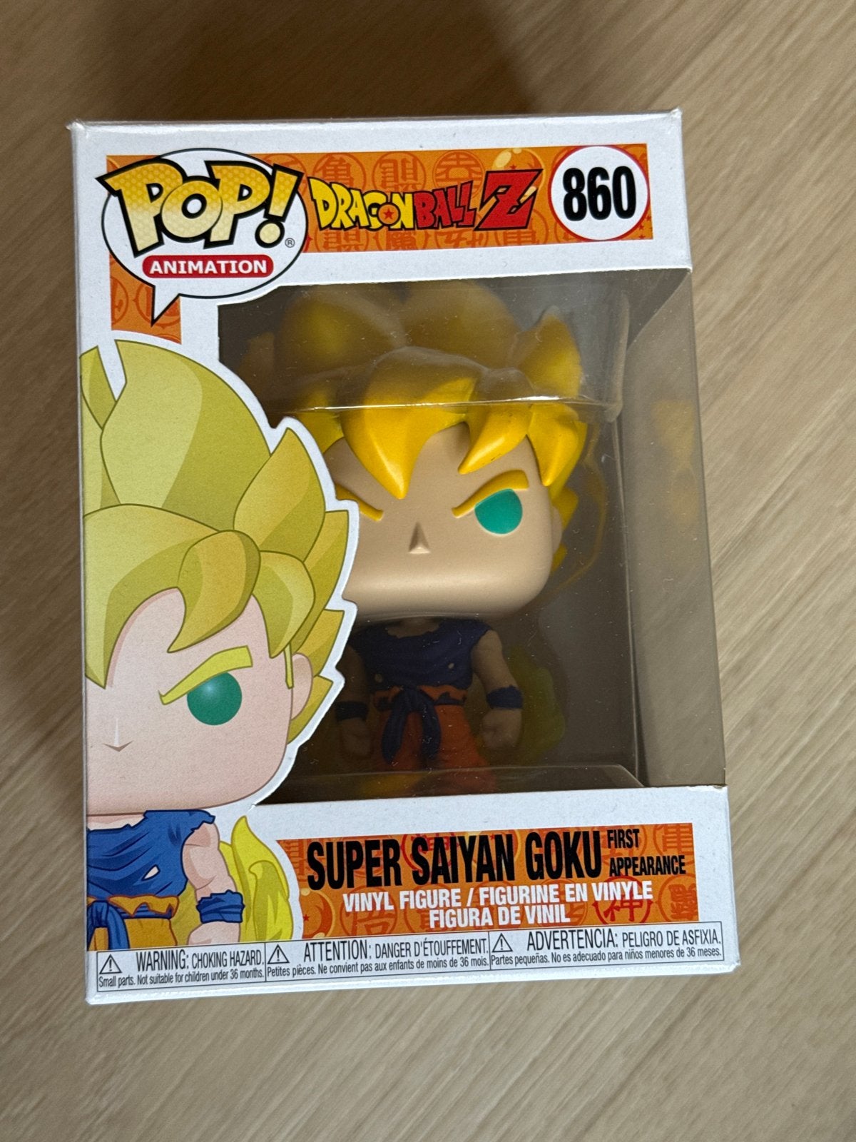Funko Pop! Dragon Ball Z Super Saiyan Goku #860, Ophalen, Nieuw