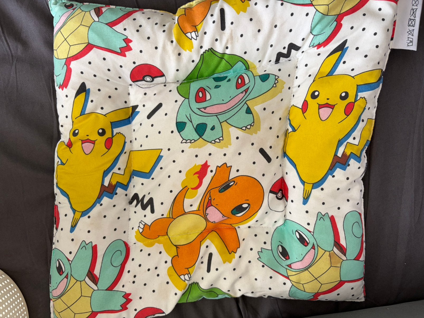 Handgemaakt verzwaringskussen pokemon, Ophalen, Gebruikt, Eenpersoons, Meerkleurig