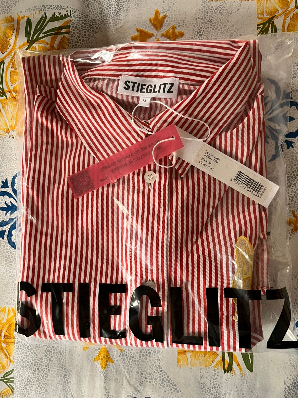 Stieglitz LUA Blouse RED, Ophalen of Verzenden, Nieuw, Maat 38/40 (M), Meerkleurig