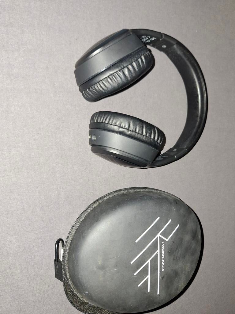 PowerLocus P7 Draadloze Bluetooth Koptelefoon met Hoes, Ophalen, Zo goed als nieuw, Overige merken, Draadloos