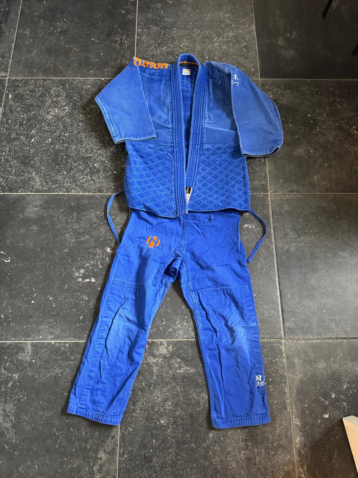 Nihon Sport Zwaar Judopak - Maat 160cm, Ophalen of Verzenden, Gebruikt, Judo, Vechtsportpak
