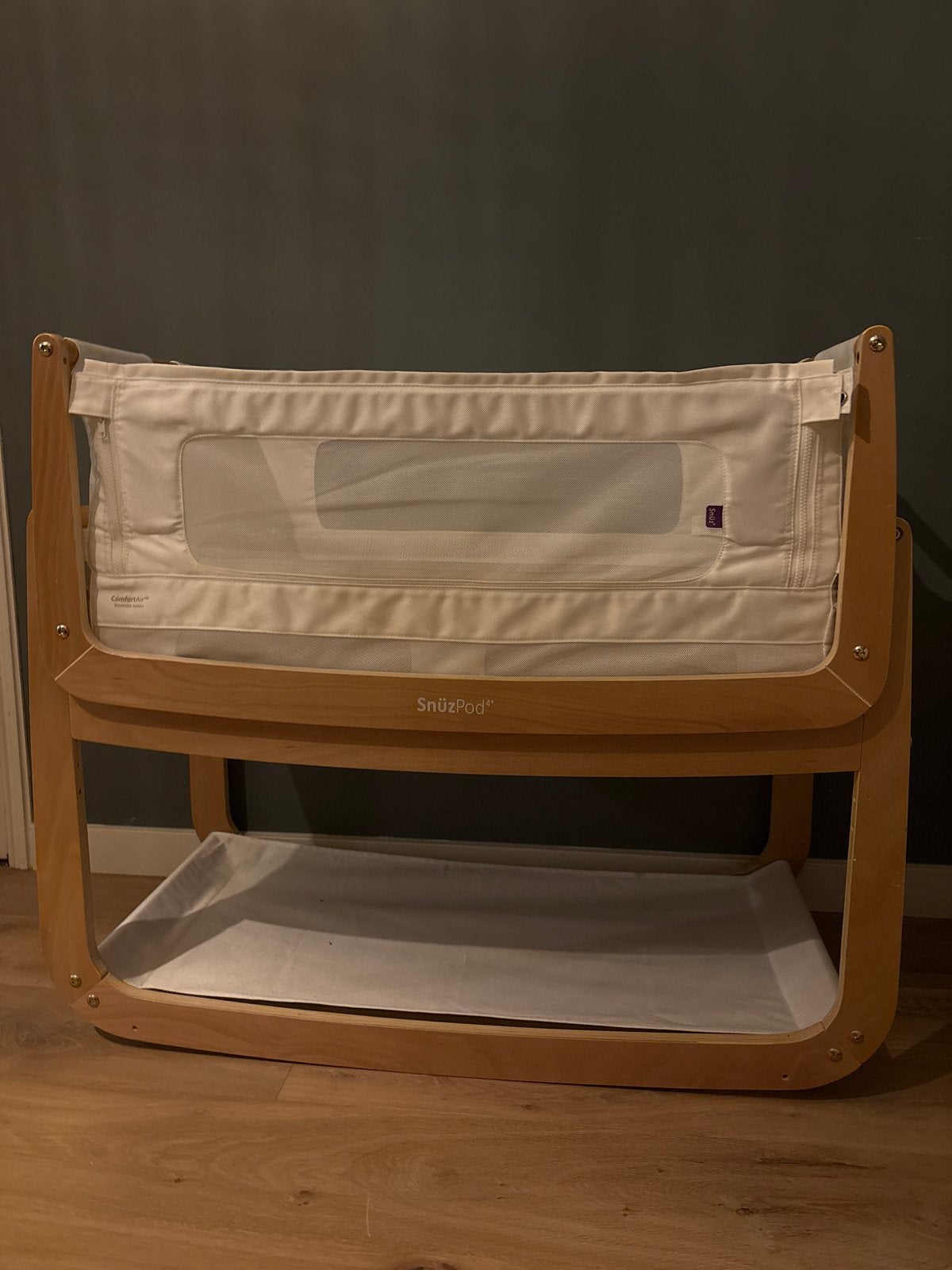SnüzPod co-sleeper wieg naturel, Ophalen, Zo goed als nieuw, Wieg
