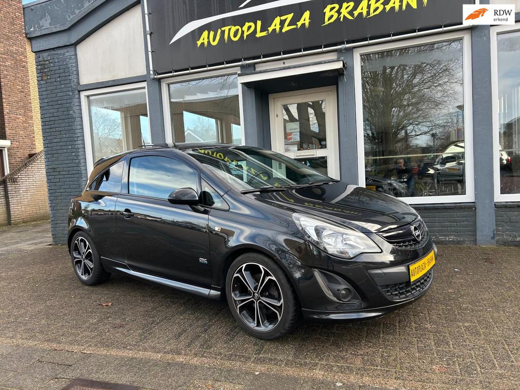 Opel Corsa 1.4-16V TURBO / OPC EDITIE / NAVI / 120 PK / PDC, Voorwielaandrijving, Stof, Gebruikt, Zwart