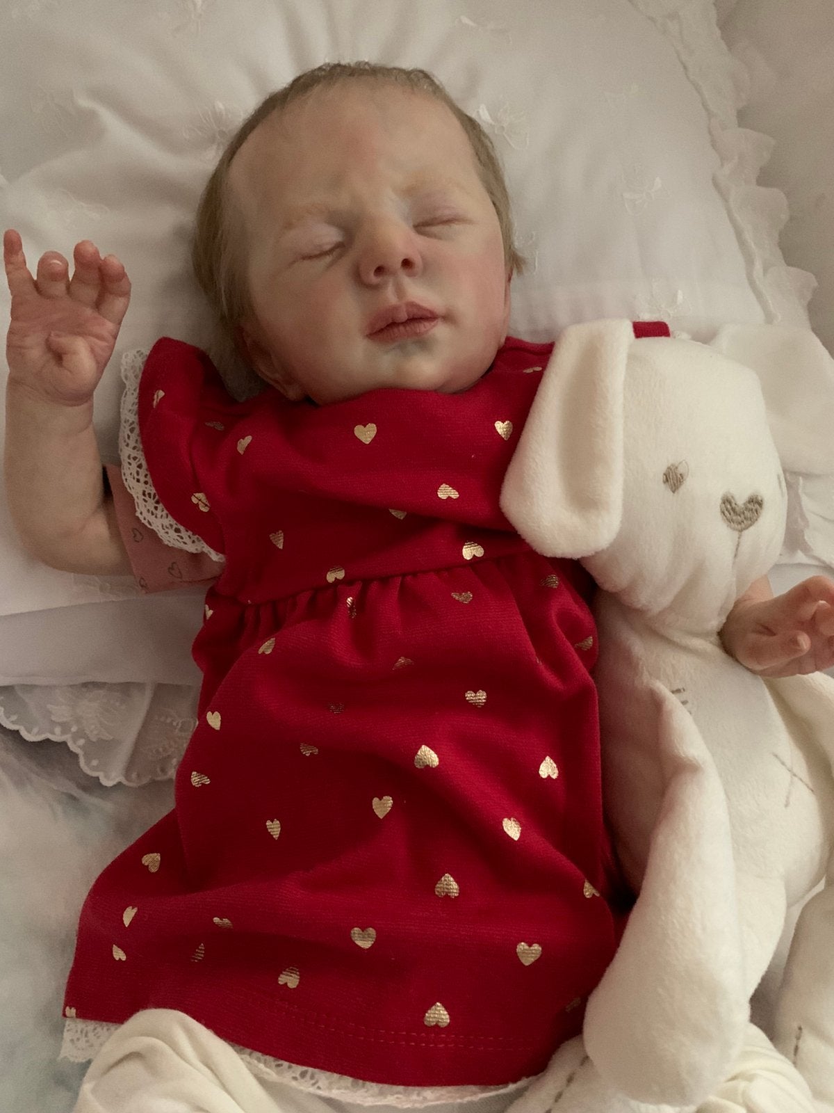 Prachtige reborn Luise €250, Ophalen of Verzenden, Zo goed als nieuw