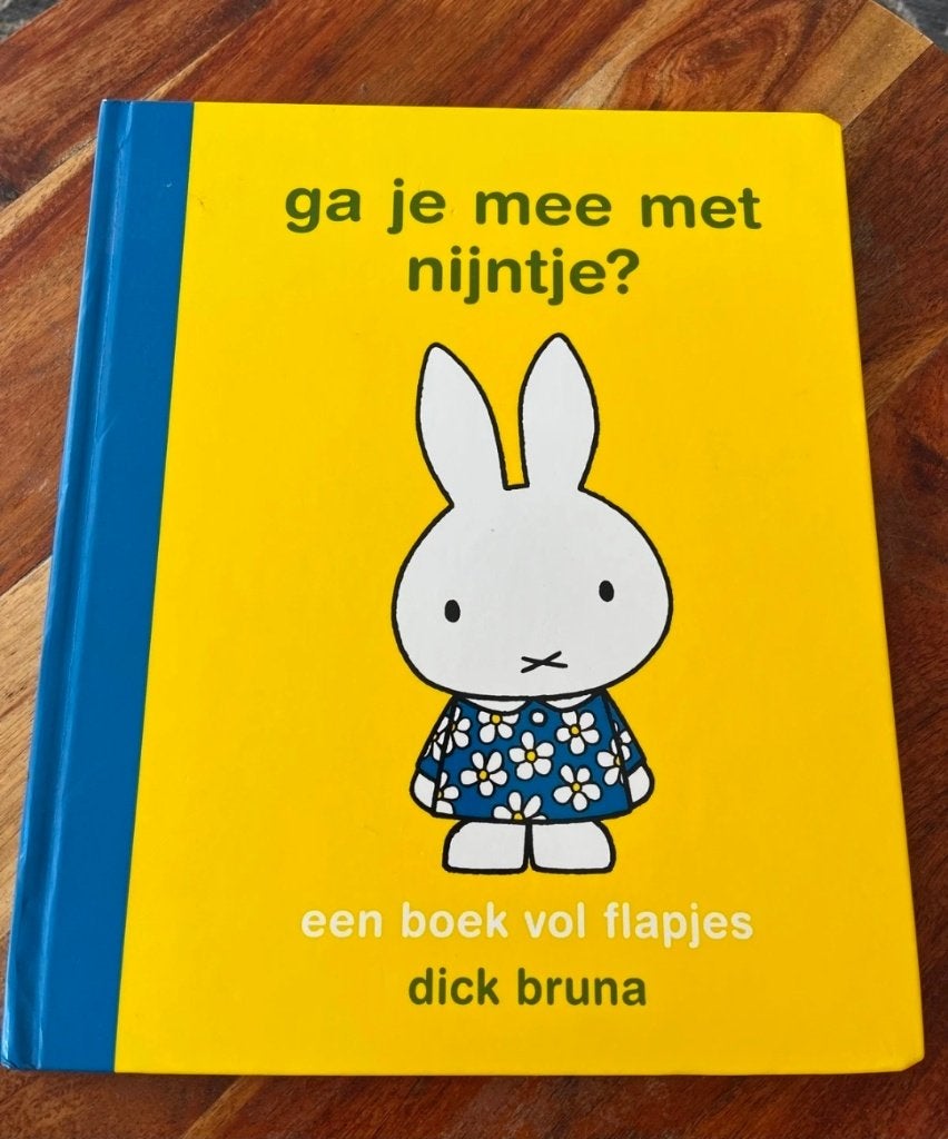 Ga je mee met nijntje? - Een boek vol flapjes, Ophalen of Verzenden, Zo goed als nieuw, Dick Bruna, Uitklap-, Voel- of Ontdekboek